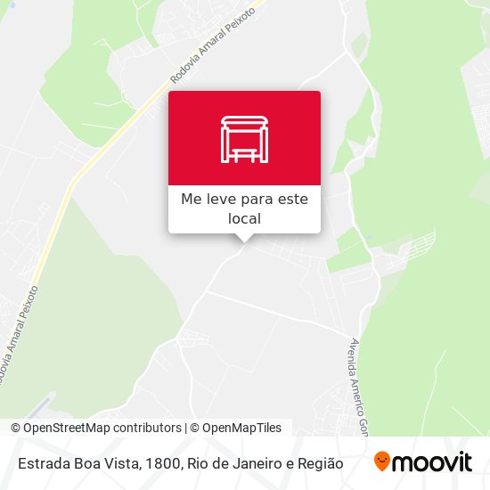 Estrada Boa Vista, 1800 mapa