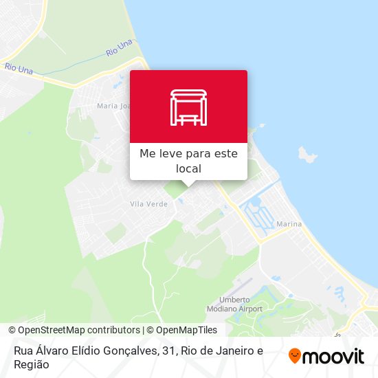 Rua Álvaro Elídio Gonçalves, 31 mapa