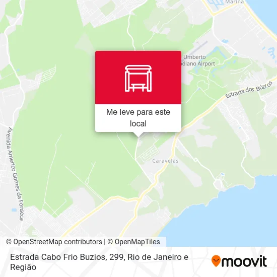 Estrada Cabo Frio Buzios, 299 mapa