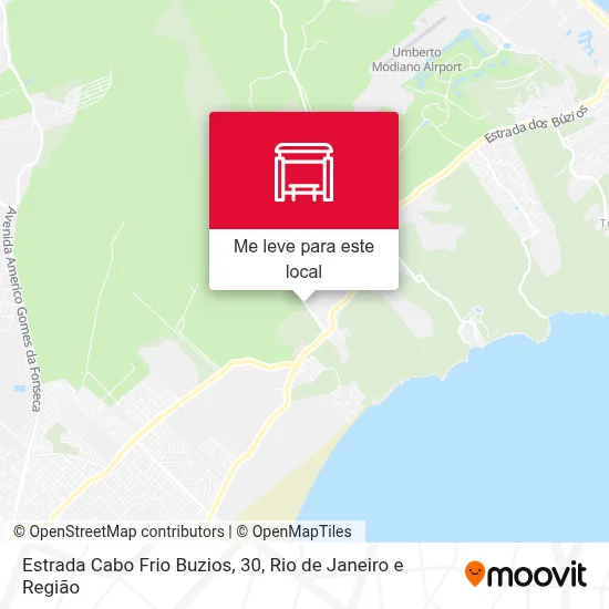 Estrada Cabo Frio Buzios, 30 mapa