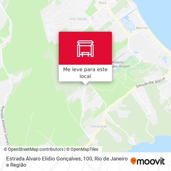 Estrada Álvaro Elidio Gonçalves, 100 mapa