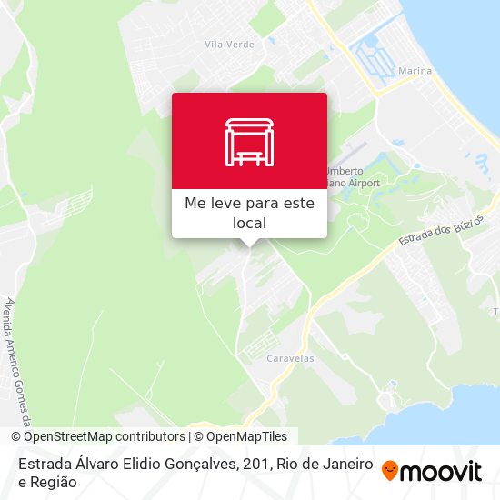 Estrada Álvaro Elidio Gonçalves, 201 mapa
