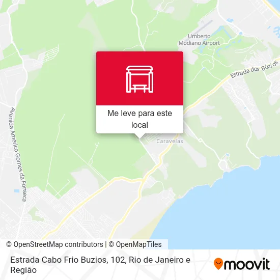 Estrada Cabo Frio Buzios, 102 mapa