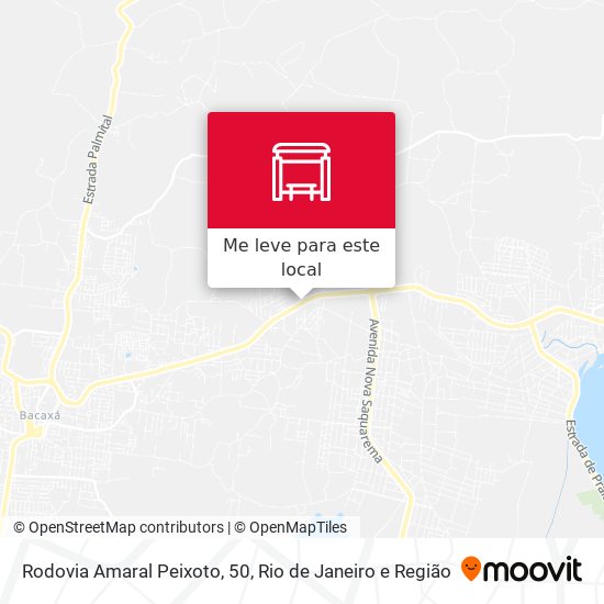 Rodovia Amaral Peixoto, 50 mapa