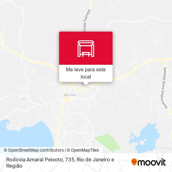 Rodovia Amaral Peixoto, 735 mapa