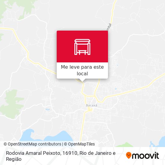 Rodovia Amaral Peixoto, 16910 mapa