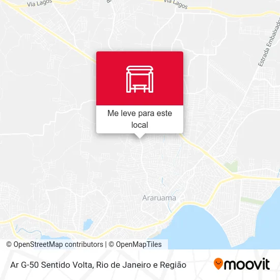 Ar G-50 Sentido Volta mapa