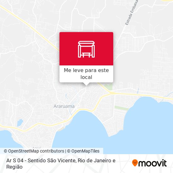 Ar S 04 - Sentido São Vicente mapa