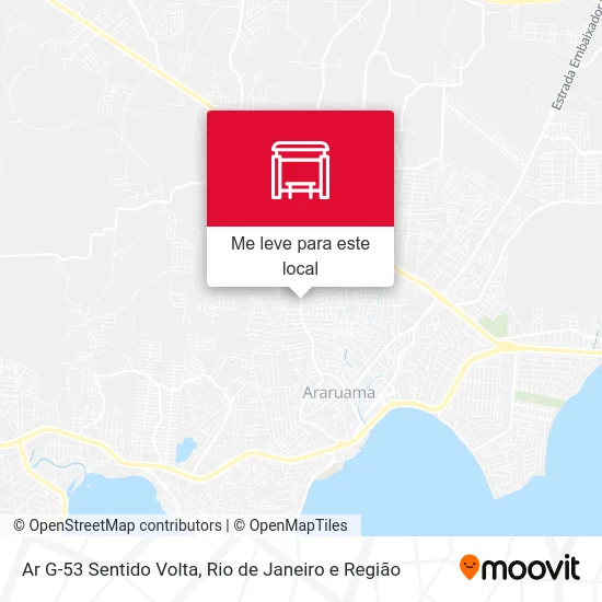 Ar G-53 Sentido Volta mapa