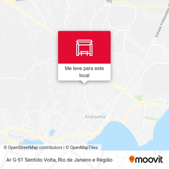 Ar G-51 Sentido Volta mapa