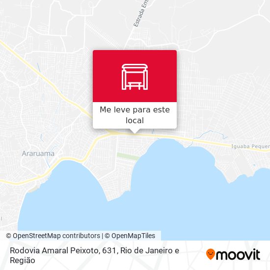 Rodovia Amaral Peixoto, 631 mapa
