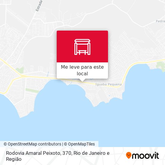 Rodovia Amaral Peixoto, 370 mapa