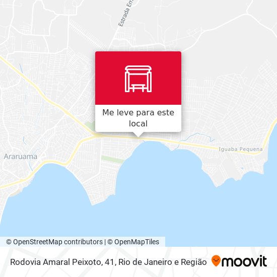 Rodovia Amaral Peixoto, 41 mapa