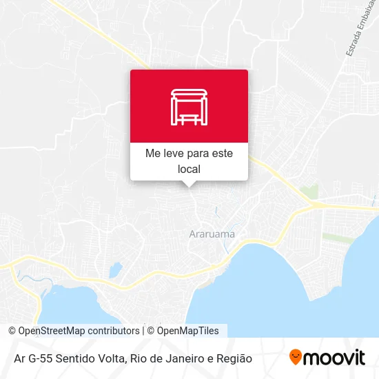 Ar G-55 Sentido Volta mapa