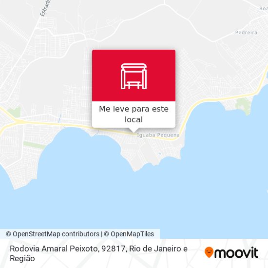 Rodovia Amaral Peixoto, 92817 mapa