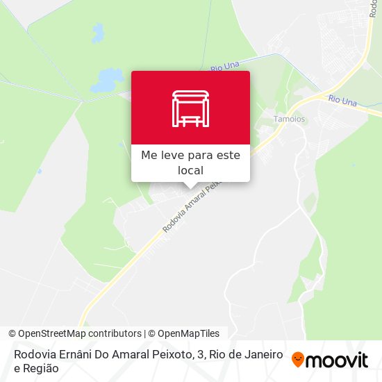 Rodovia Ernâni Do Amaral Peixoto, 3 mapa