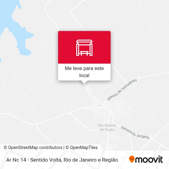 Ar Nc 14 - Sentido Volta mapa