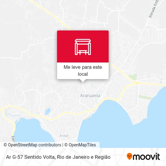 Ar G-57 Sentido Volta mapa