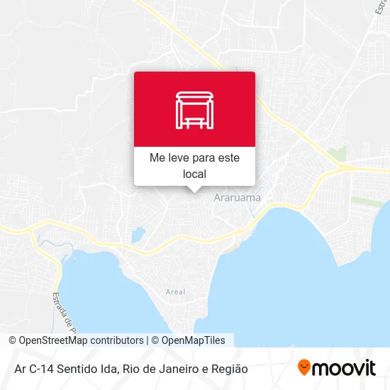 Ar C-14 Sentido Ida mapa