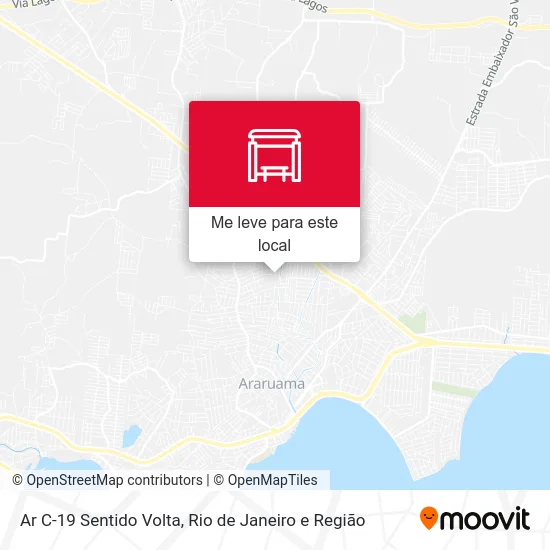 Ar C-19 Sentido Volta mapa