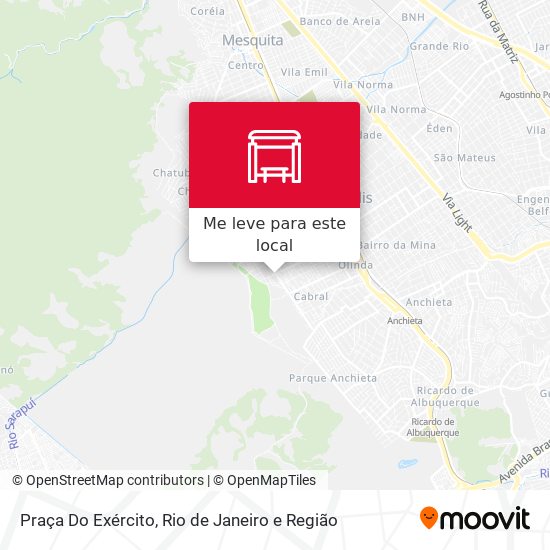 Praça Do Exército mapa