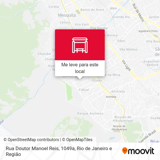 Rua Doutor Manoel Reis, 1049a mapa