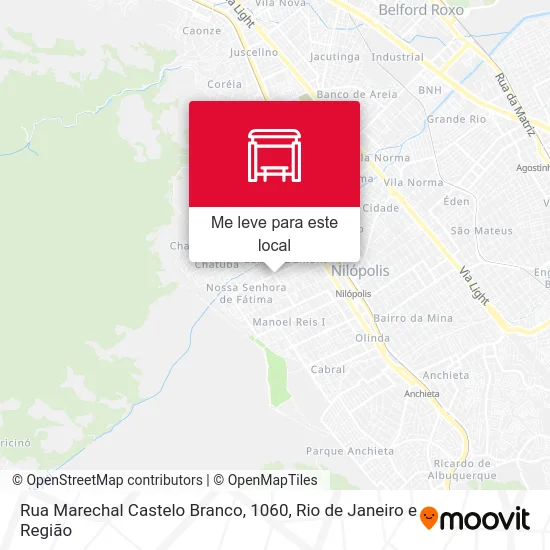 Rua Marechal Castelo Branco, 1060 mapa