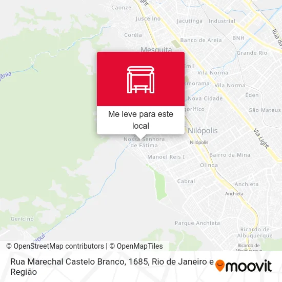 Rua Marechal Castelo Branco, 1685 mapa