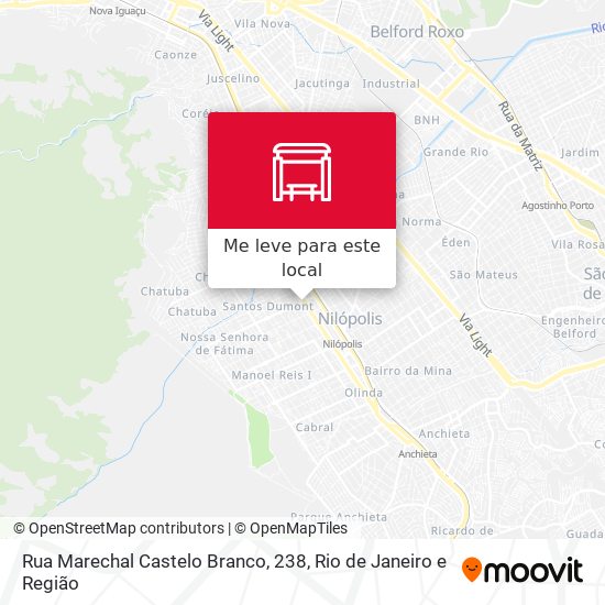 Rua Marechal Castelo Branco, 238 mapa