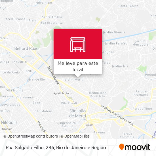Rua Salgado Filho, 286 mapa