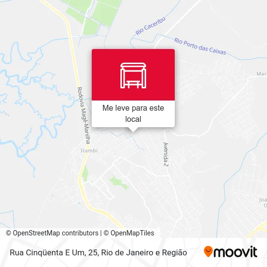Rua Cinqüenta E Um, 25 mapa