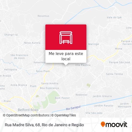 Rua Madre Silva, 68 mapa