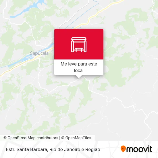 Estr. Santa Bárbara mapa