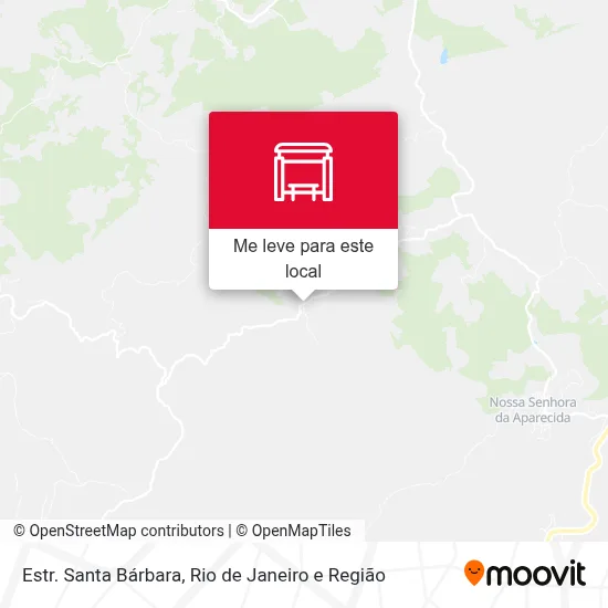 Estr. Santa Bárbara mapa