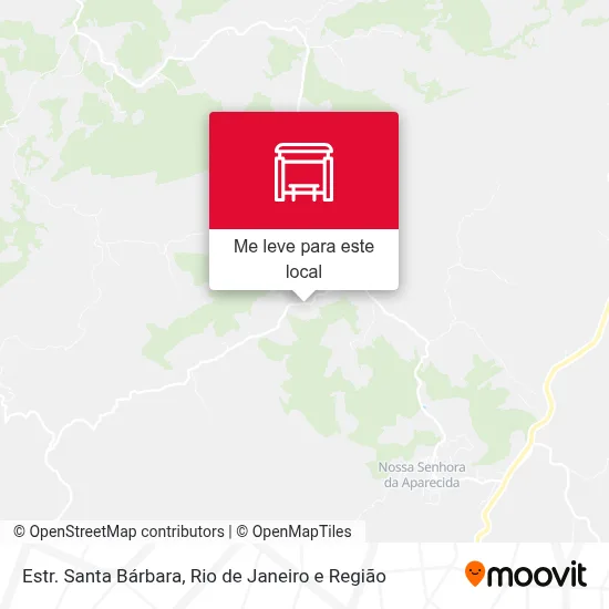 Estr. Santa Bárbara mapa
