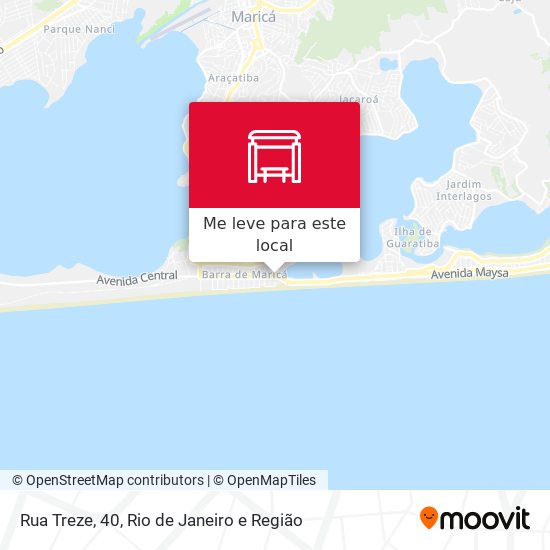 Rua Treze, 40 mapa