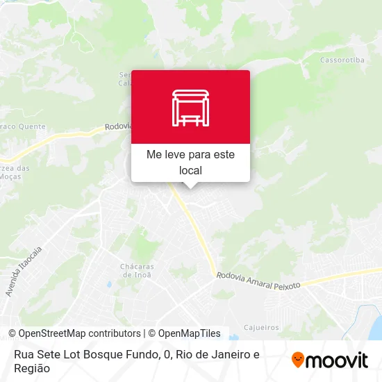Rua Sete Lot Bosque Fundo, 0 mapa