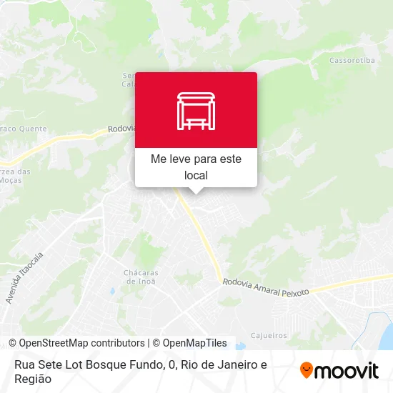Rua Sete Lot Bosque Fundo, 0 mapa