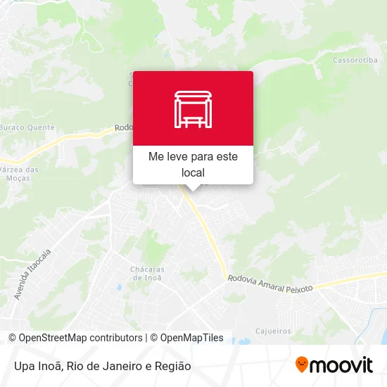 Upa Inoã mapa
