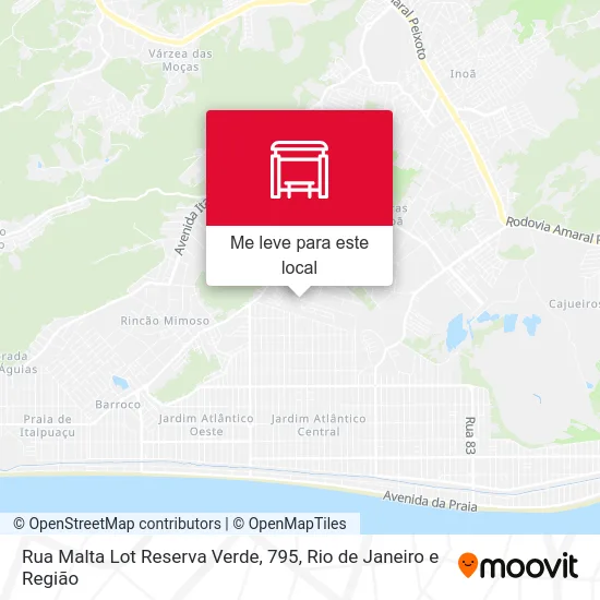 Rua Malta Lot Reserva Verde, 795 mapa