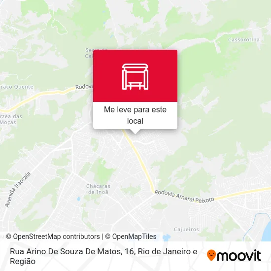 Rua Arino De Souza De Matos, 16 mapa