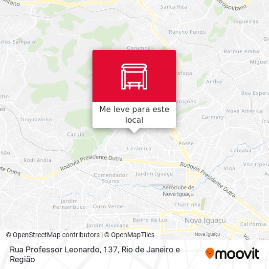 Rua Professor Leonardo, 137 mapa