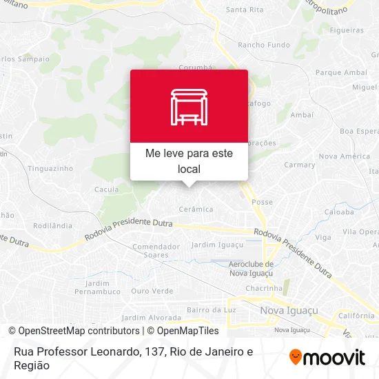 Rua Professor Leonardo, 137 mapa
