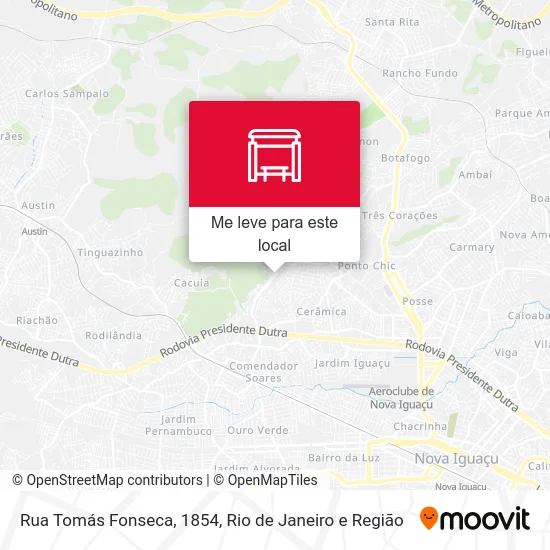 Rua Tomás Fonseca, 1854 mapa