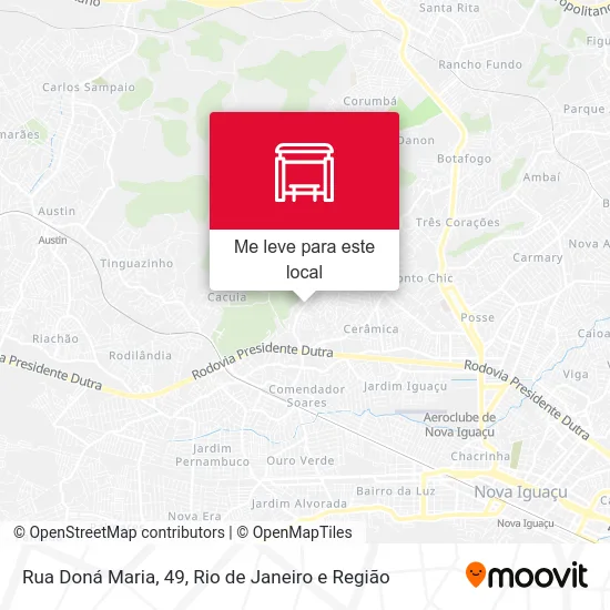 Rua Doná Maria, 49 mapa