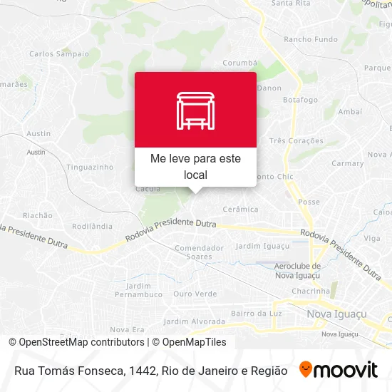 Rua Tomás Fonseca, 1442 mapa