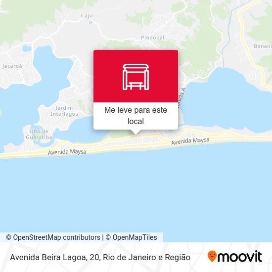 Avenida Beira Lagoa, 20 mapa