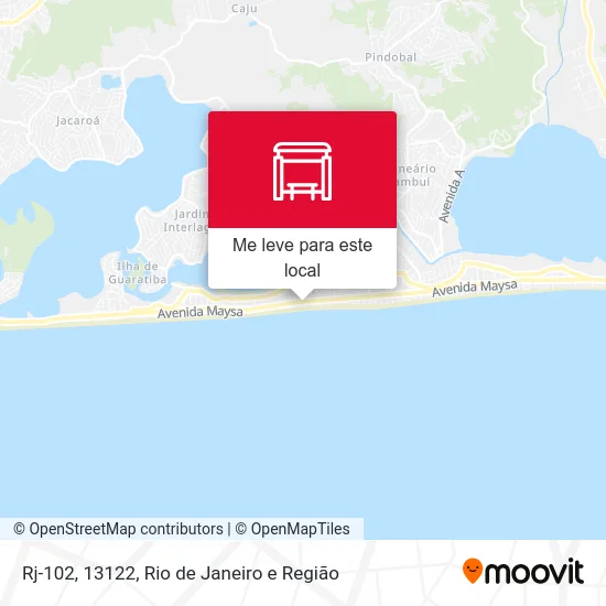 Rj-102, 13122 mapa