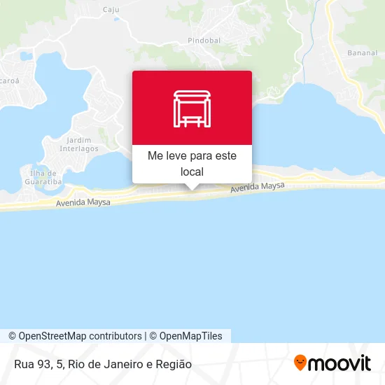 Rua 93, 5 mapa
