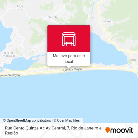 Rua Cento Quinze Ac Av Central, 7 mapa